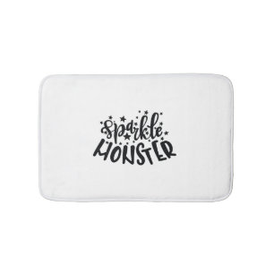 Sparkle Monster Halloween Bath Mat