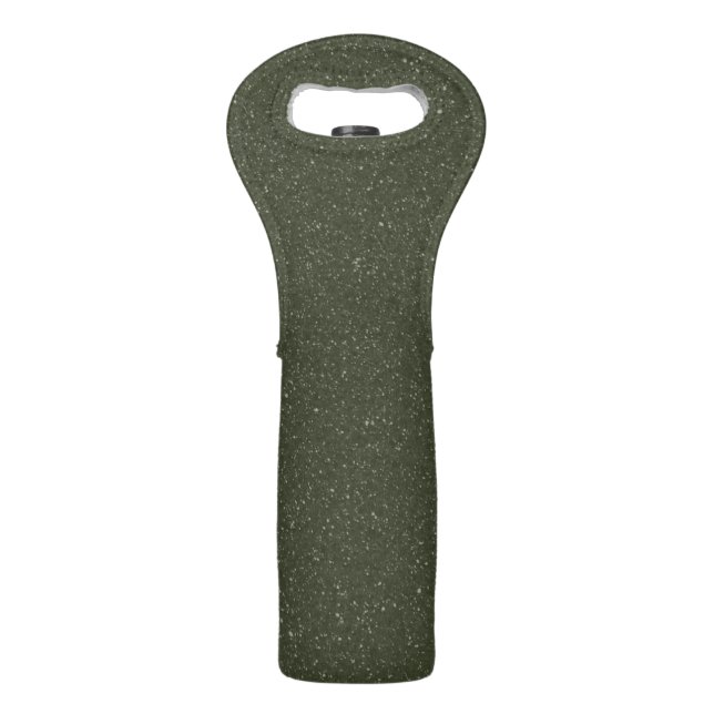 Sparkle Moss Green Wine Tote – Custom Gift (Front)