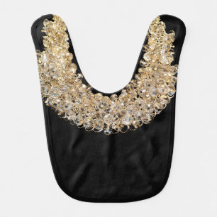 Sparkle Necklace Funny Baby Bib