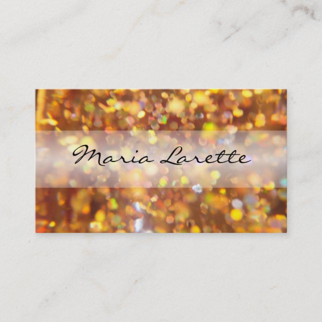 SPARKLE Party Planner Artist Designer Card (Front)
