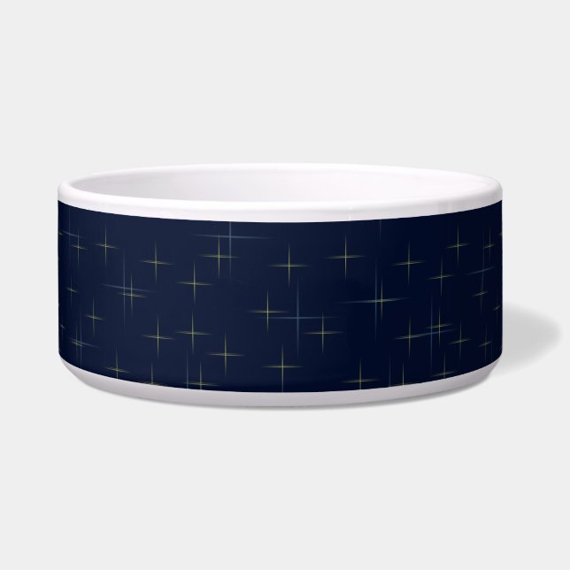 Sparkle Pattern On Navy Bowl (Front)