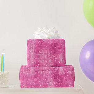 Sparkle Pink Glam Birthday Wrapping Paper