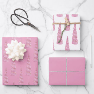 Sparkle Pink Gold Glam Unicorn Birthday Wrapping Paper Sheets