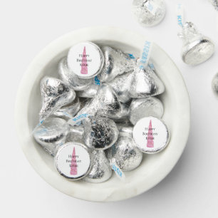 Sparkle Pink Gold Glam Unicorn White Birthday Hershey®'s Kisses®
