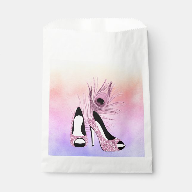 Sparkle Pumps Fancy Favor Bag (Front)