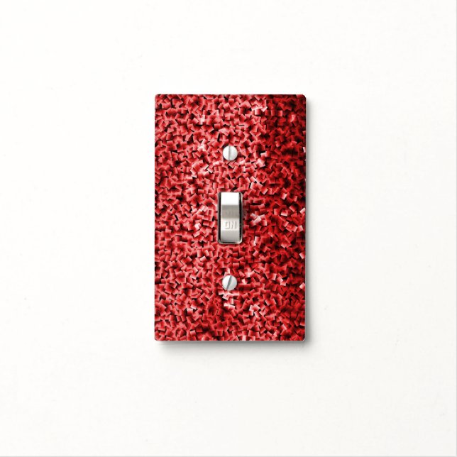 Sparkle Red Light Switch Cover (In Situ)