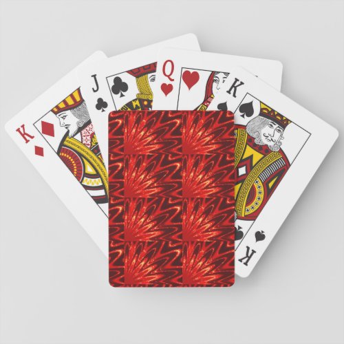 Sparkle Red Playing Cards