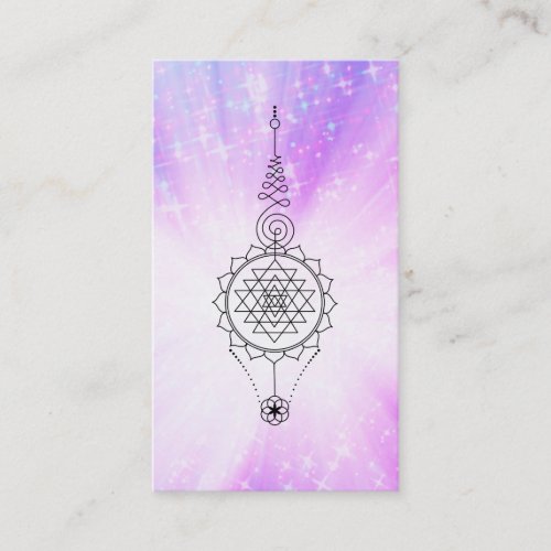  Sparkle Reiki Energy Healing Rays Nirvana Business Card
