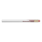 Sparkle Rose Gold Dripping Glitter Luxury Pencil (Back)