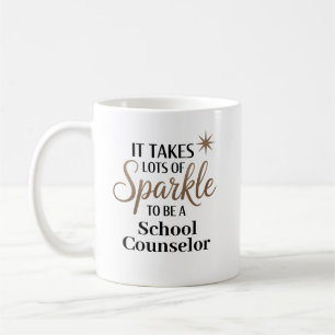 Sparkle School Counselor Coffee Mug