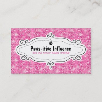 Sparkle & Shine Dog Walking : Business Cards by luckygirl12776 at Zazzle