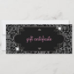 Sparkle &amp; Shine Gift Certificate : Rack Card at Zazzle
