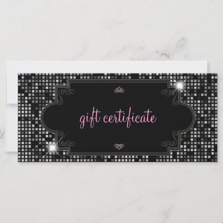 Sparkle & Shine Gift Certificate : Rack Card
