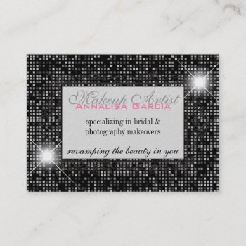 Sparkle & Shine Makeup Artist : Business Card by luckygirl12776 at Zazzle