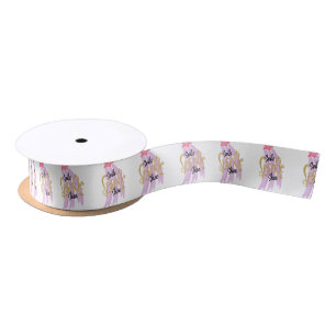 Sparkle Shine Star Word Art Satin Ribbon