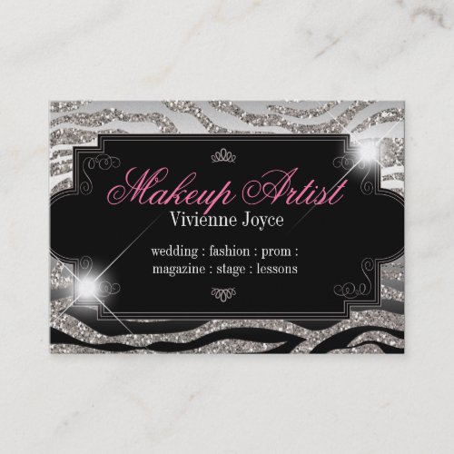 Sparkle &amp; Shine Zebra : Business Cards