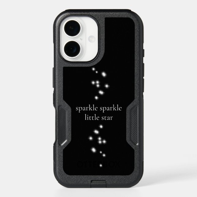 Sparkle Sparkle Little Star Black Starlight Otterbox iPhone Case (Back)