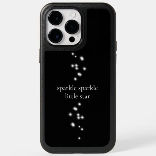 Sparkle Sparkle Little Star Black Starlight OtterBox iPhone 14 Pro Max Case