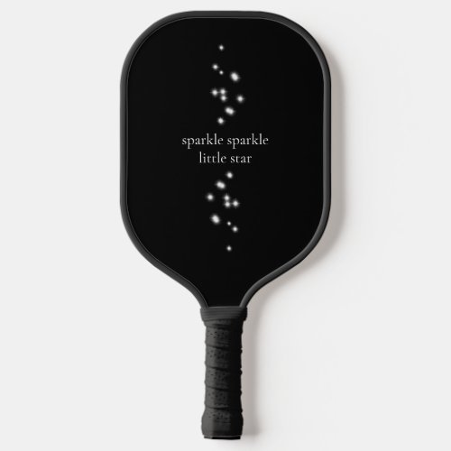 Sparkle Sparkle Little Star Black Starlight Pickleball Paddle