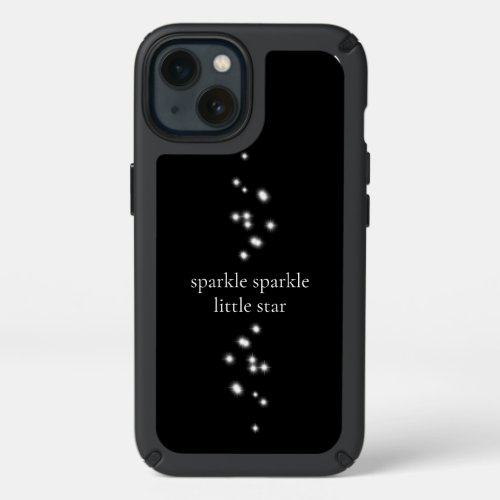 Sparkle Sparkle Little Star Black Starlight Speck iPhone 13 Case