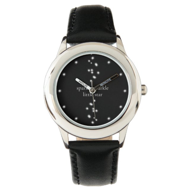Sparkle Sparkle Little Star Black Starlight Watch (Front)