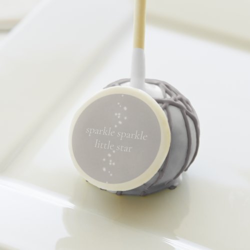 Sparkle Sparkle Little Star Silver Gray Starlight Cake Pops