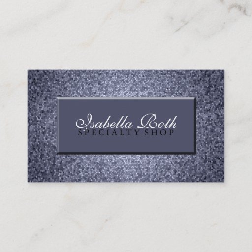 Customizable Sparkle Stain Glass Business Card Template