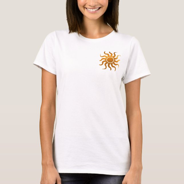 Sparkle SUN Pique Polo Shirt (Front)