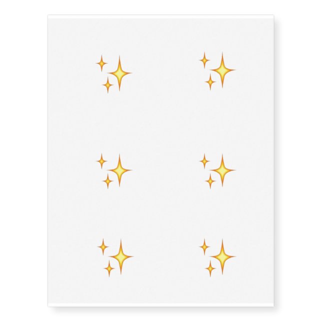 Sparkle Temporary Tattoos (Front)