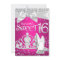 Sparkle Tiara & Heels Sweet 16 Invite Hot Pink