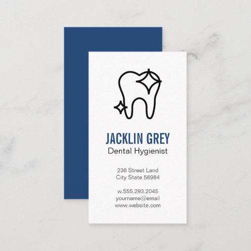 Sparkle Tooth  Dentistry Business Card