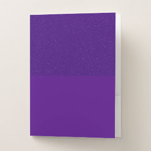Sparkle Top Purple Pocket Folder – Customizable