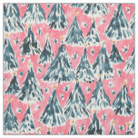 SPARKLE TREES Holiday Pine Forest Fabric