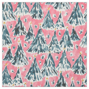 SPARKLE TREES Holiday Pine Forest Fabric