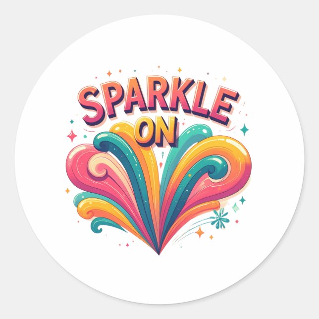 Sparkle Un — Shimmering Inspirational Sticker Coll (Front)