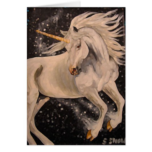 :Sparkle" Unicorn Cards (Front)