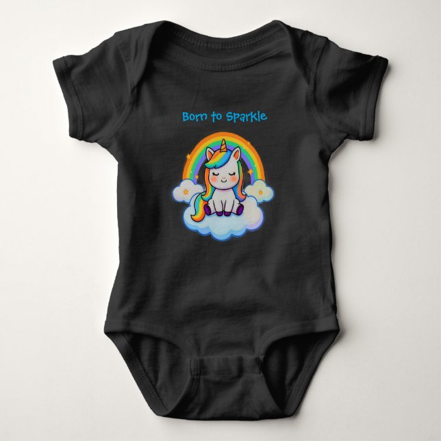 Sparkle - Unicorn Cotton Tee (Front)