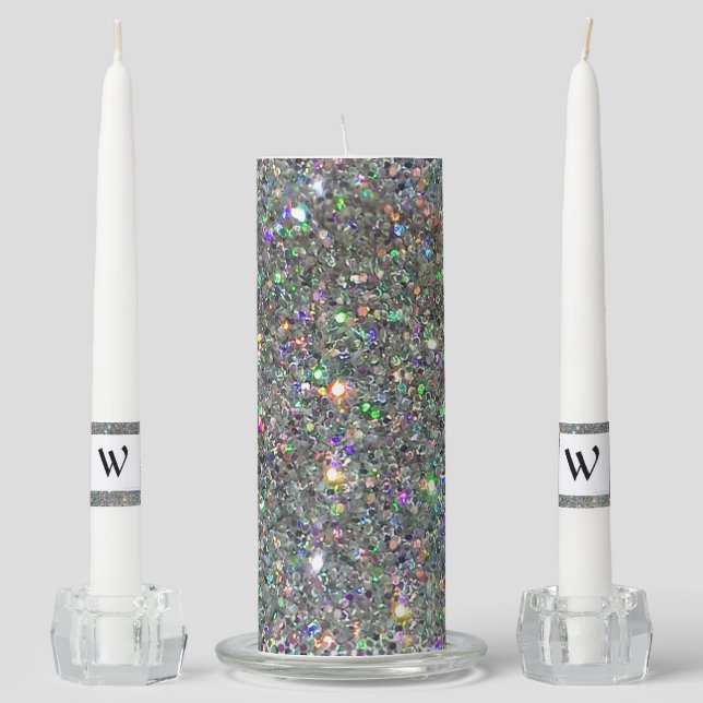 Sparkle Unity Candle Set (Front)