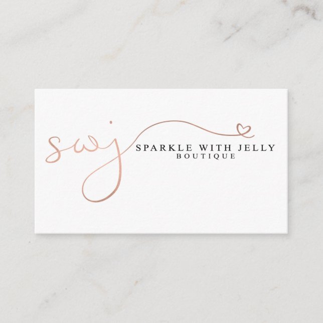 Sparkle With Jelly Business Cards (Front)