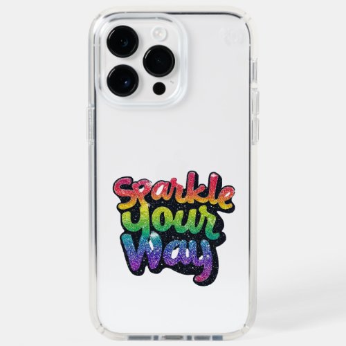 Sparkle Your Way Speck iPhone 14 Pro Max Case