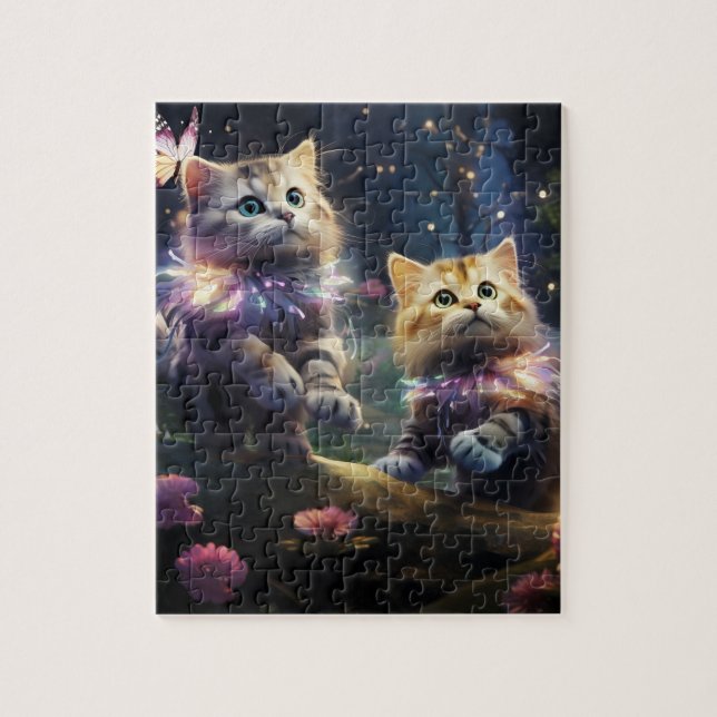Sparkled Cats Jigsaw Puzzle (Vertical)