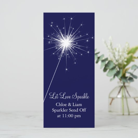Sparkler Holder in Blue (Standing Front)