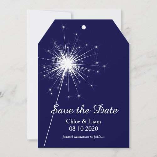 Sparkler Save the Date