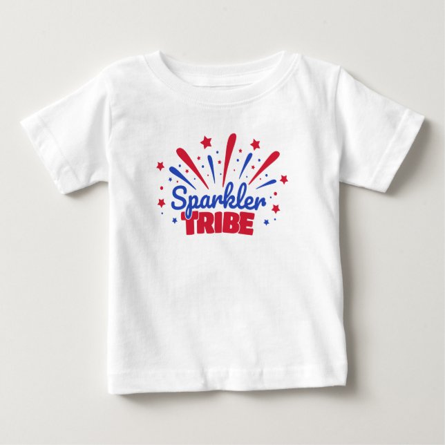  Sparkler Tribe  Baby T-Shirt (Front)