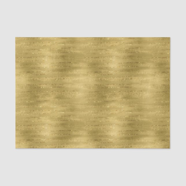 Sparkles - Brush Strokes Gold1 Tissue Paper (Front)
