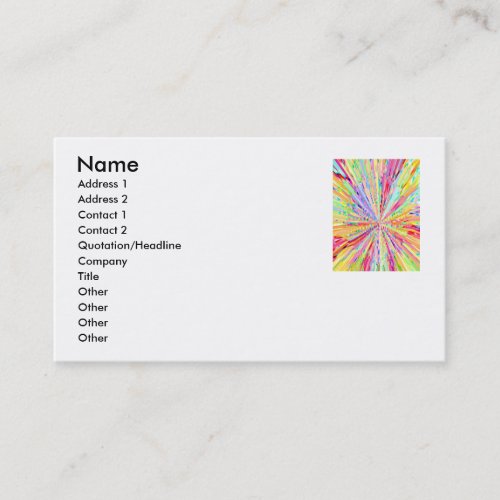 SPARKLES - FLASH LIGHT BUSINESS CARD TEMPLATES