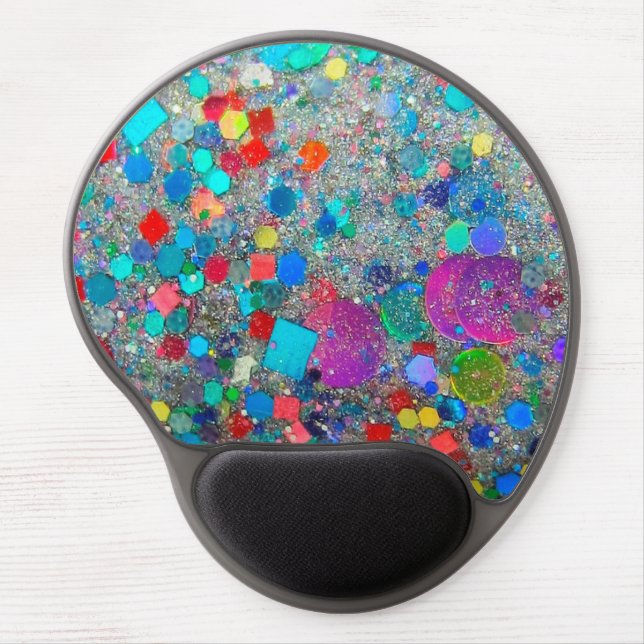 Sparkles & Glitter Gel Mouse Pad (Front)