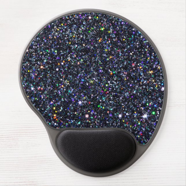 Sparkles & Glitter pattern Gel Mouse Pad (Front)