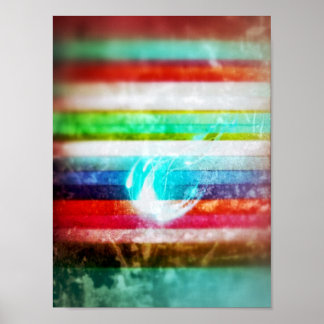 Sparkles in a sea of colors poster