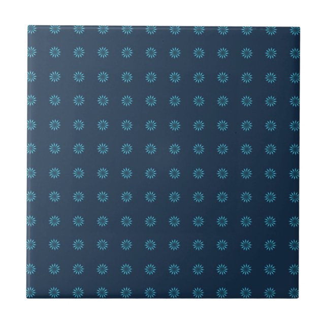 Sparkles in the Night Ceramic Tile (Front)